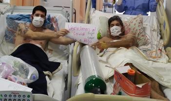 Hospital Ingavi: Padre e hijo, vencen al Covid